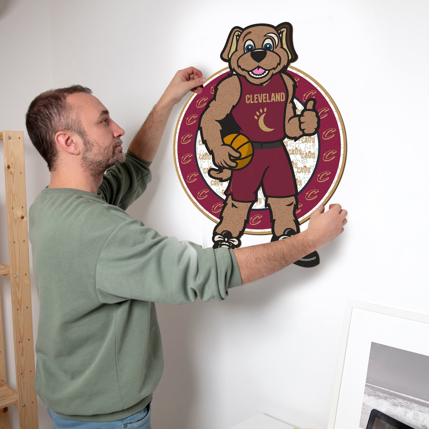 Mascotte Cleveland Cavaliers™ - Puzzle en Bois