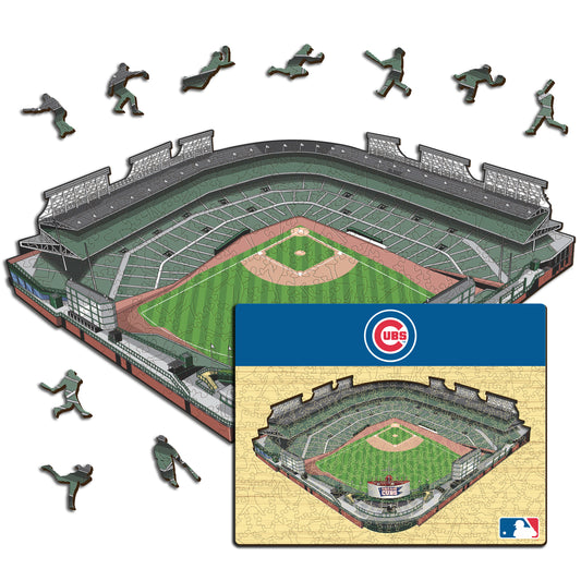 Wrigley Field Chicago Cubs™ Puzzle en Bois