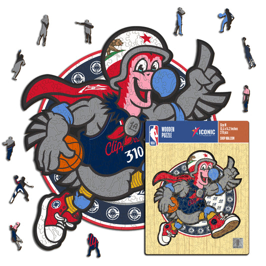 Mascotte Los Angeles Clippers™ - Puzzle en Bois