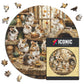 Hamsters Curieux - Puzzle en Bois