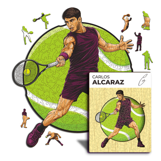 Carlos Alcaraz - Wooden Puzzle