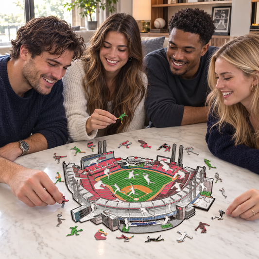 Great American Ball Park Cincinnati Reds™ Puzzle en Bois