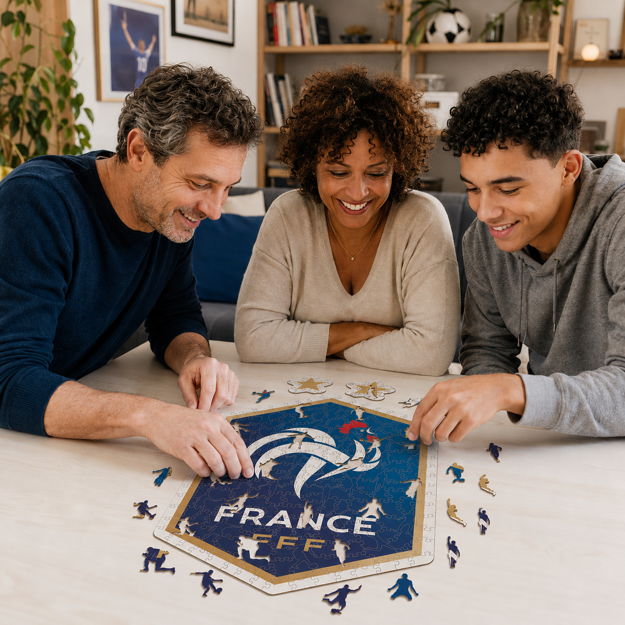 Logo Équipe de France® - Puzzle en Bois