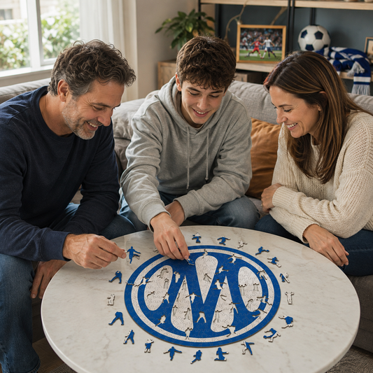 Nouveau Logo Olympique de Marseille® Puzzle en Bois