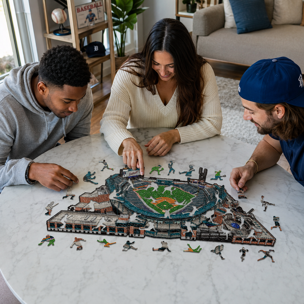 Comerica Park Detroit Tigers™ Puzzle en Bois
