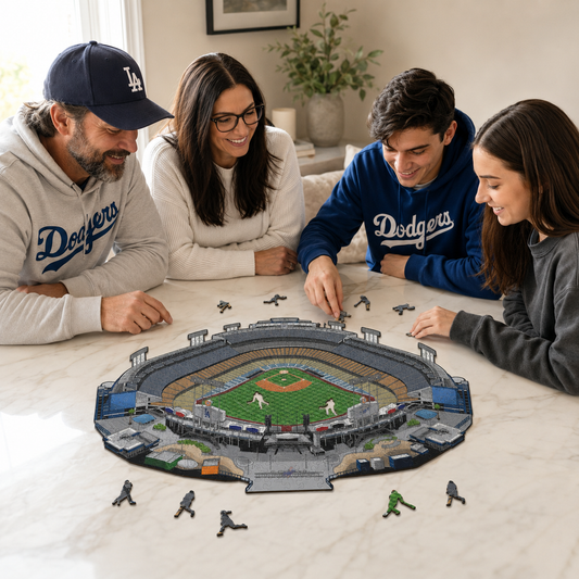 Dodger Stadium Los Angeles Dodgers™ Puzzle en Bois