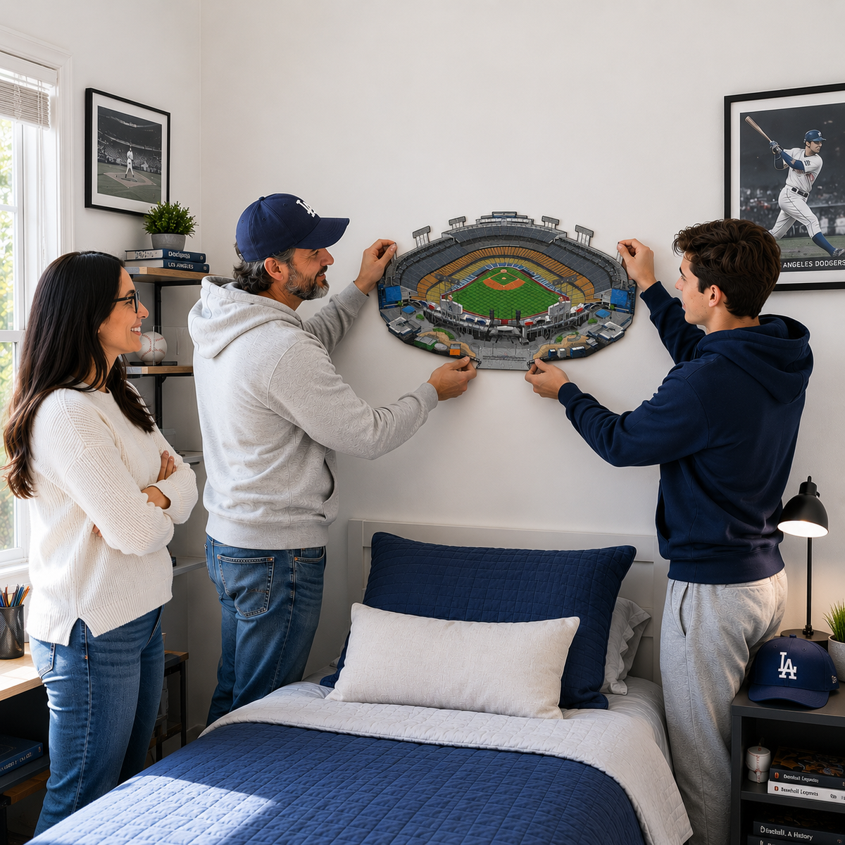 Dodger Stadium Los Angeles Dodgers™ Puzzle en Bois