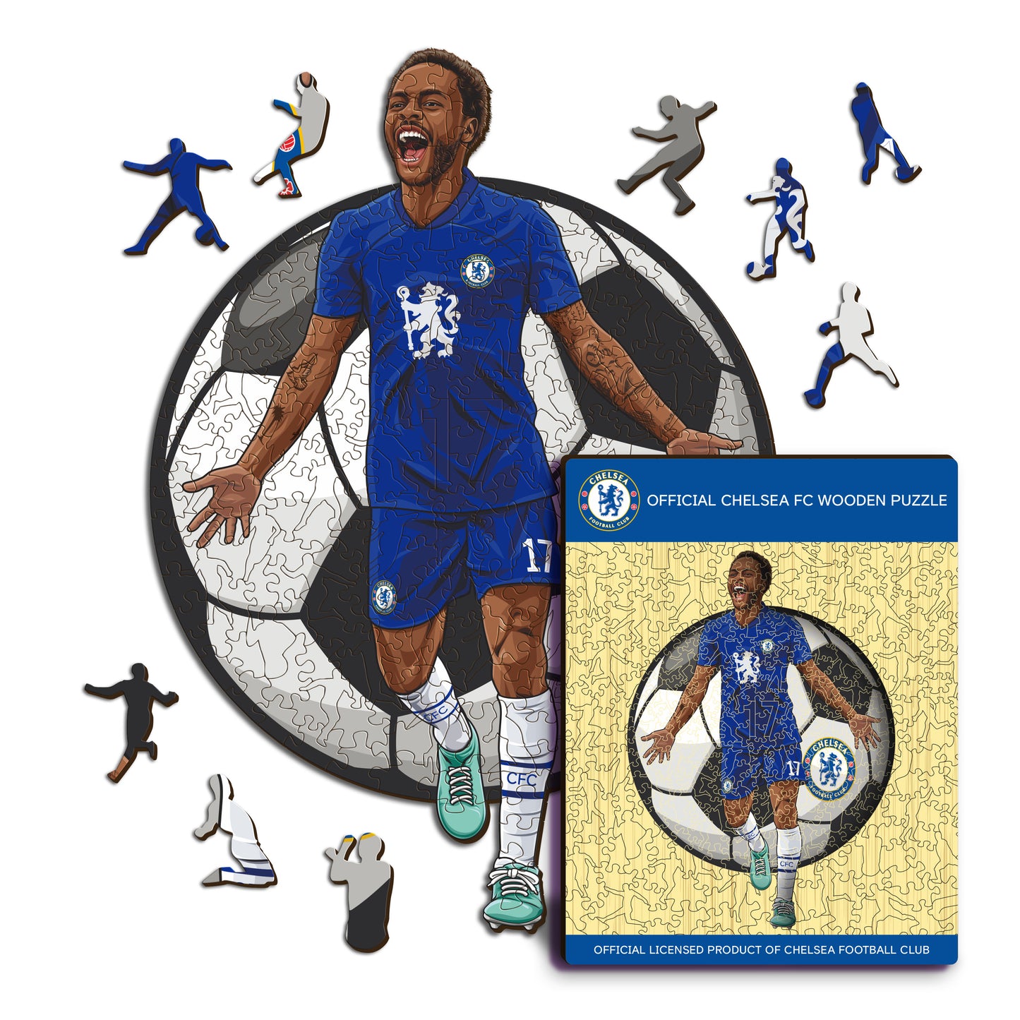 Raheem Sterling - Puzzle en Bois