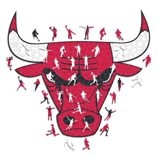 Chicago Bulls™ - Puzzle en Bois