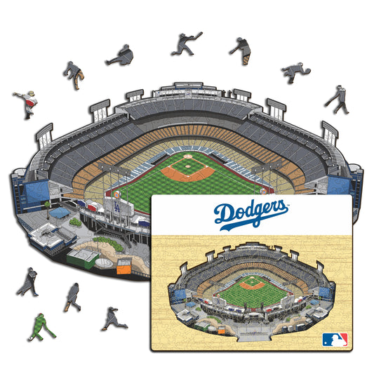 Dodger Stadium Los Angeles Dodgers™ Puzzle en Bois