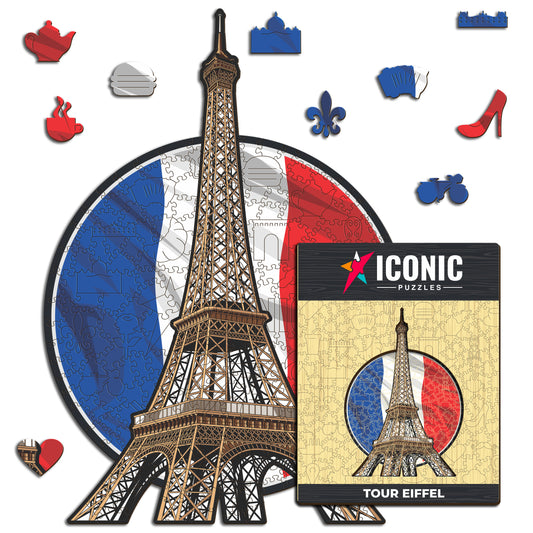 Tour Eiffel - Puzzle en Bois