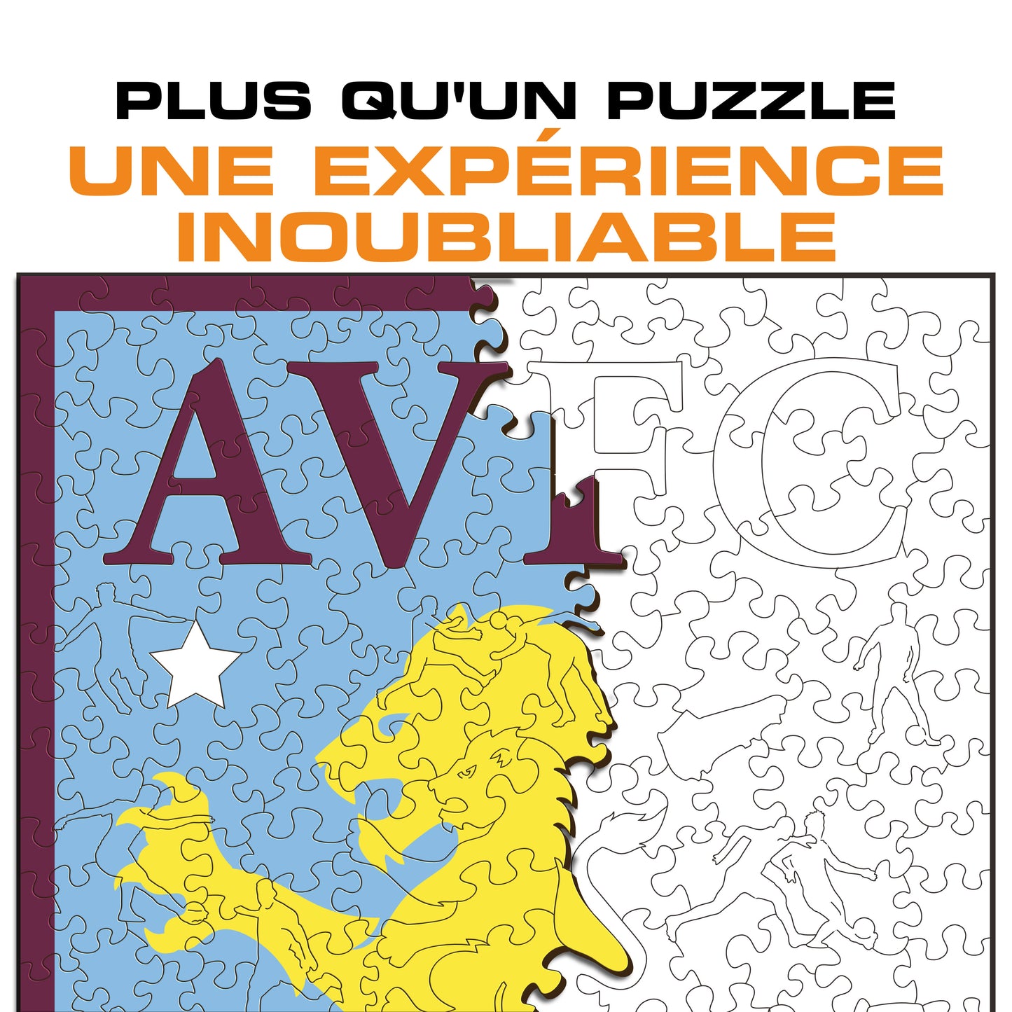 Logo Aston Villa FC® - Puzzle en Bois
