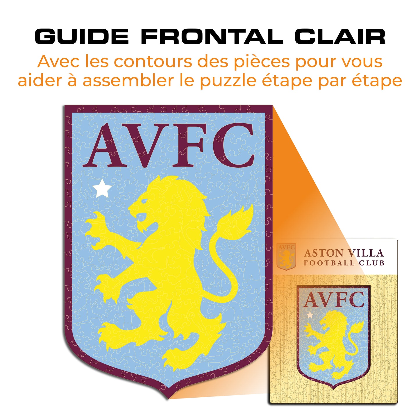 Logo Aston Villa FC® - Puzzle en Bois