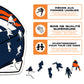 Casque Denver Broncos™ - Puzzle en Bois