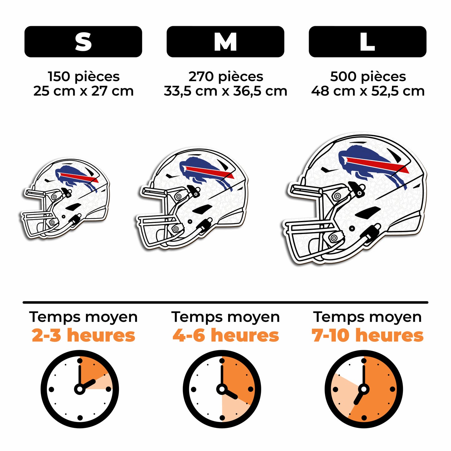 Casque Buffalo Bills™ - Puzzle en Bois
