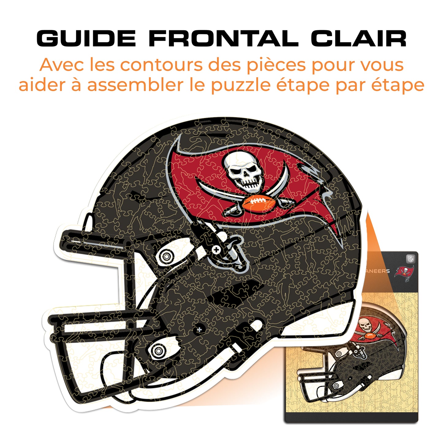 Casque Tampa Bay Buccaneers™ - Puzzle en Bois