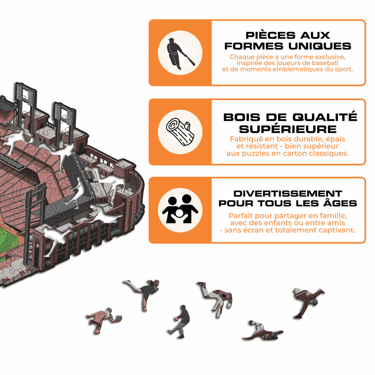 Busch Stadium St. Louis Cardinals™ Puzzle en Bois