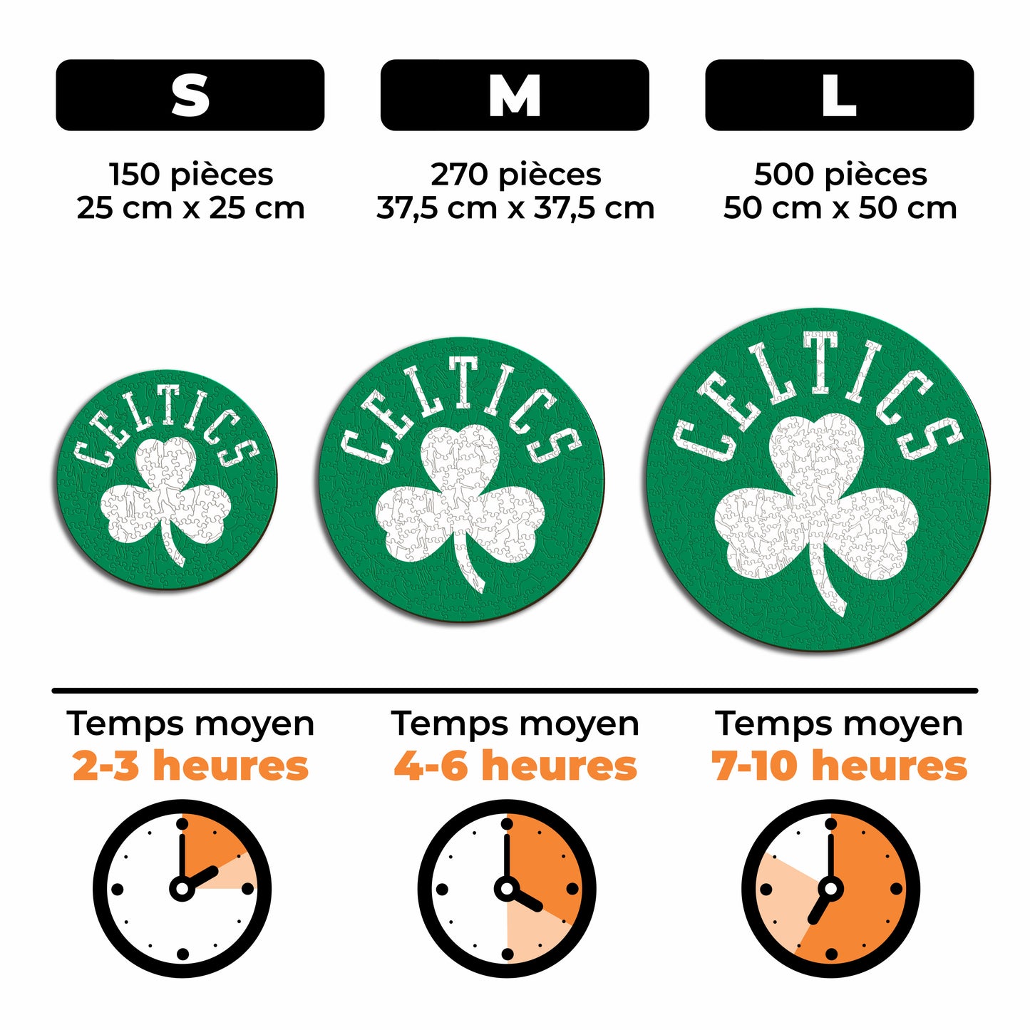 Boston Celtics™ - Puzzle en Bois