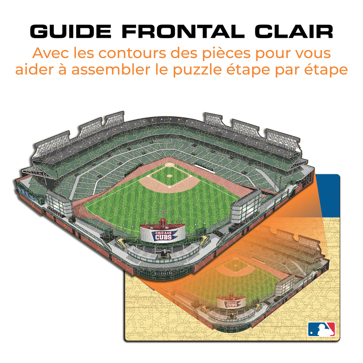 Wrigley Field Chicago Cubs™ Puzzle en Bois