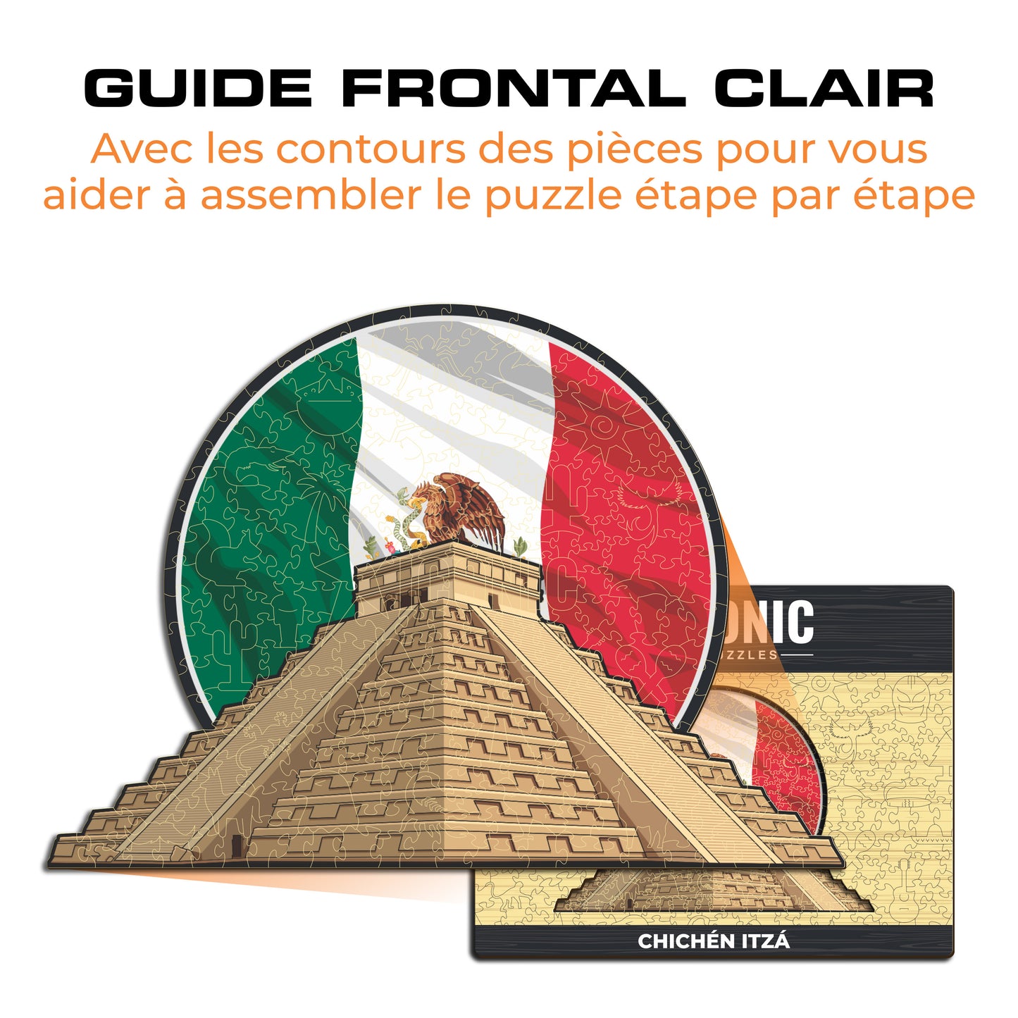 Chichén Itzá - Puzzle en Bois