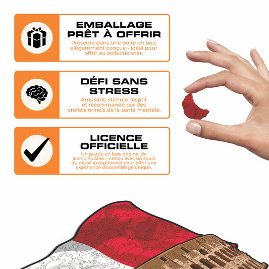 Colisée - Puzzle en Bois