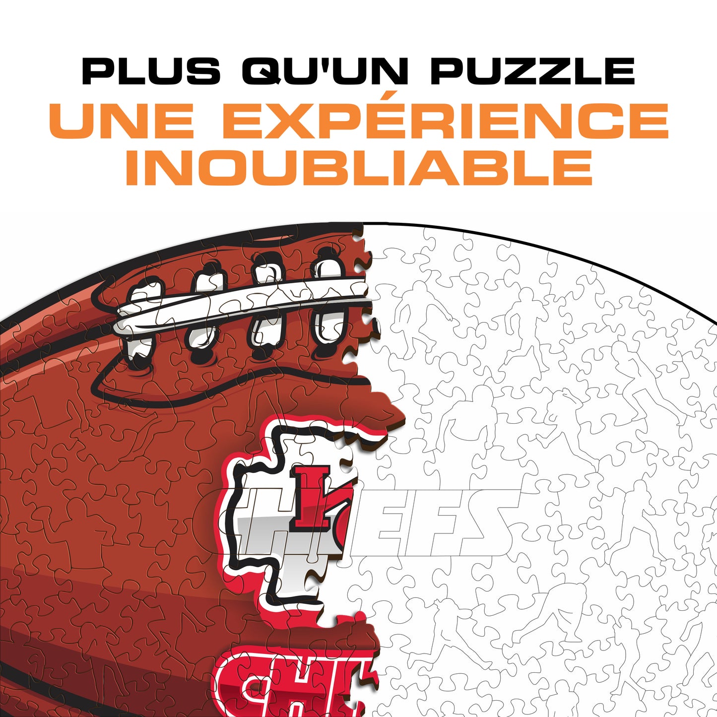 Football Kansas City Chiefs™ - Puzzle en Bois