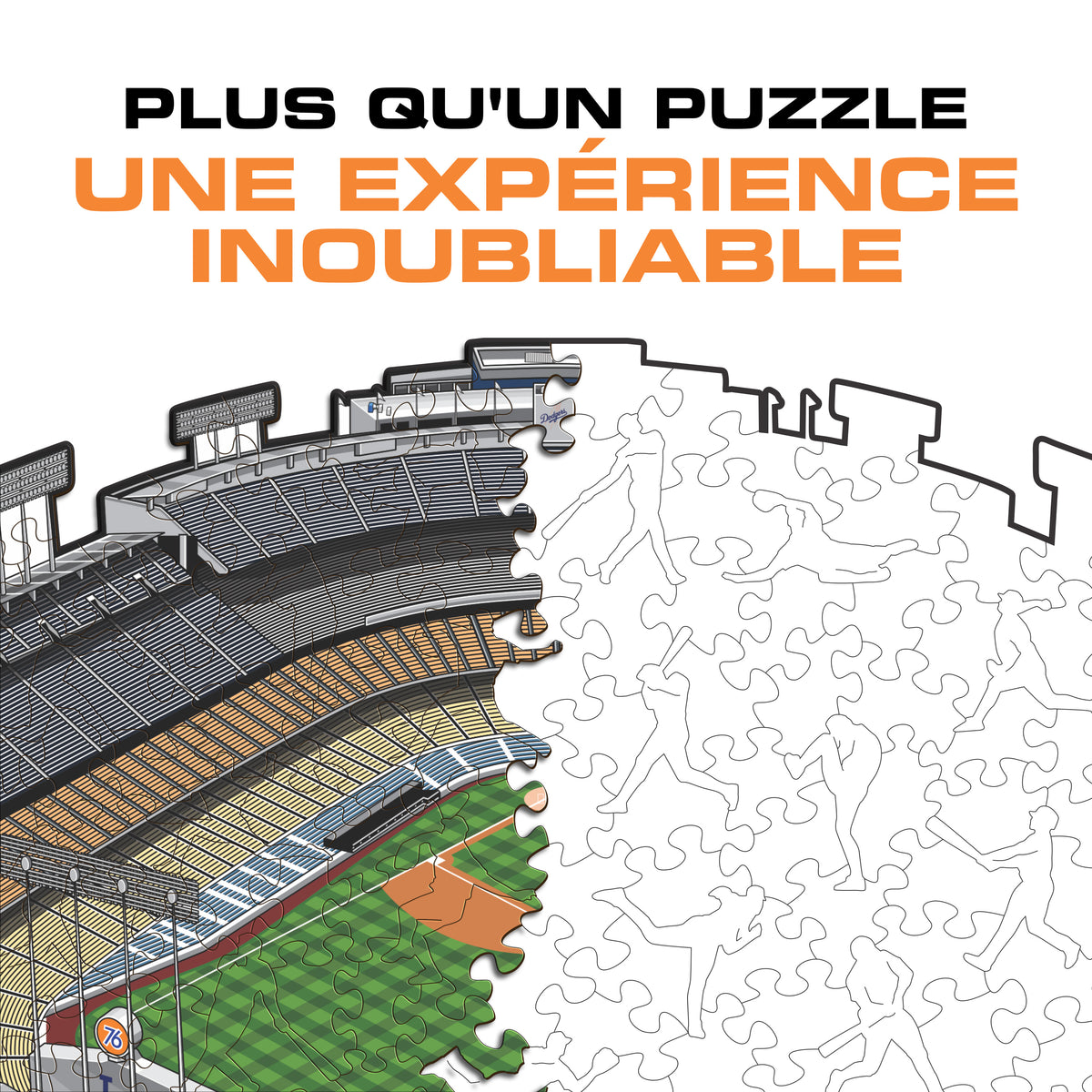 Dodger Stadium Los Angeles Dodgers™ Puzzle en Bois