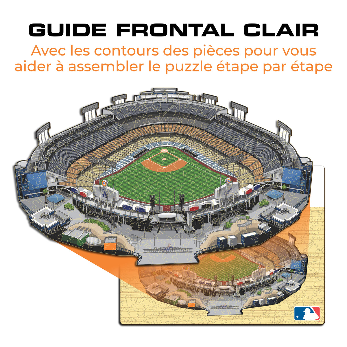 Dodger Stadium Los Angeles Dodgers™ Puzzle en Bois