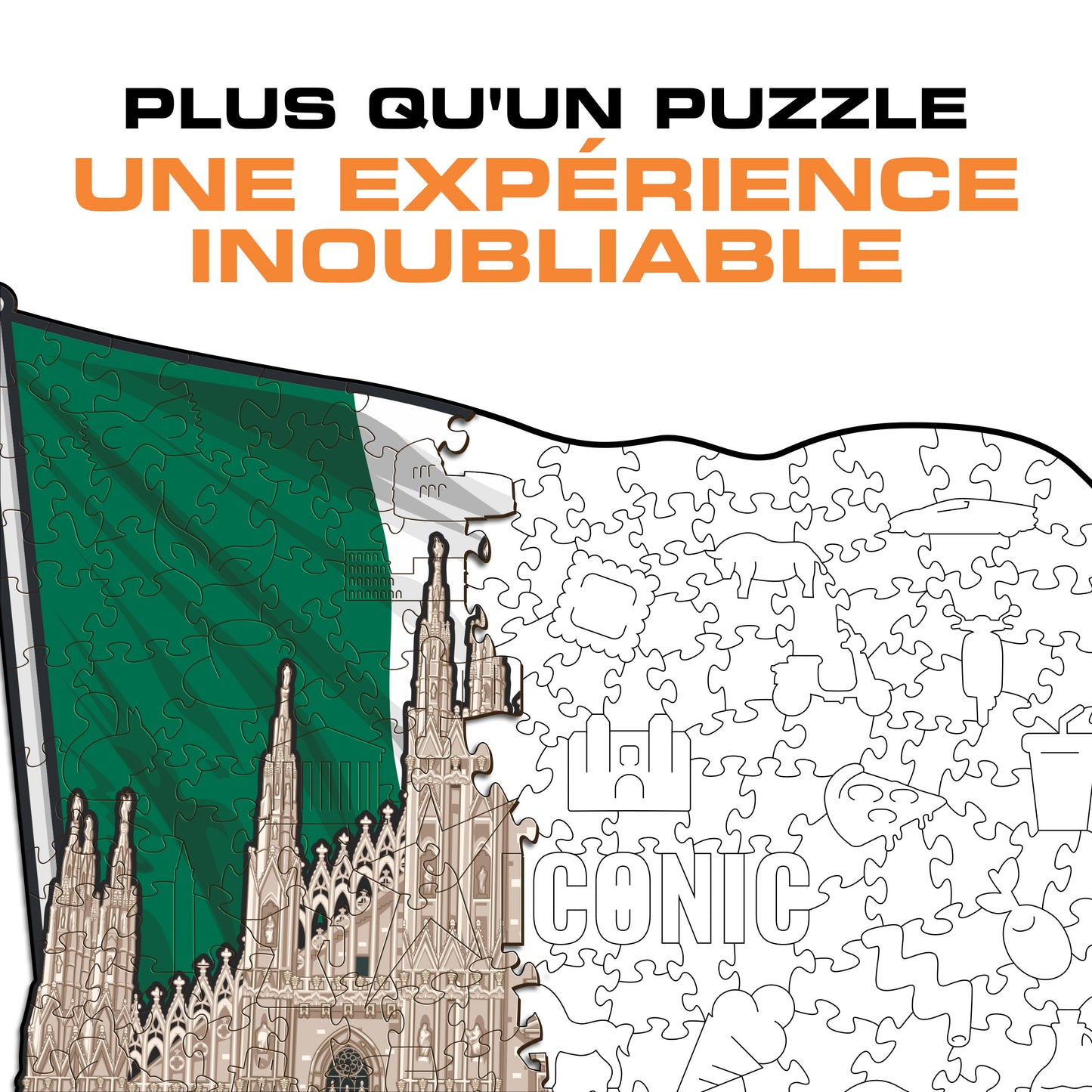 Cathédrale de Milan - Puzzle en Bois
