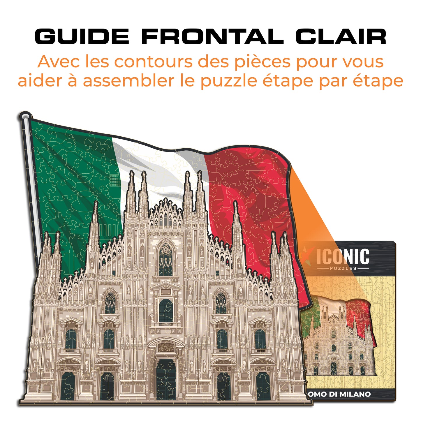 Cathédrale de Milan - Puzzle en Bois