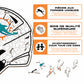 Casque Miami Dolphins™ - Puzzle en Bois