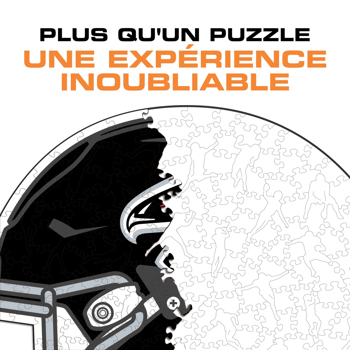 Casque Atlanta Falcons™ - Puzzle en Bois
