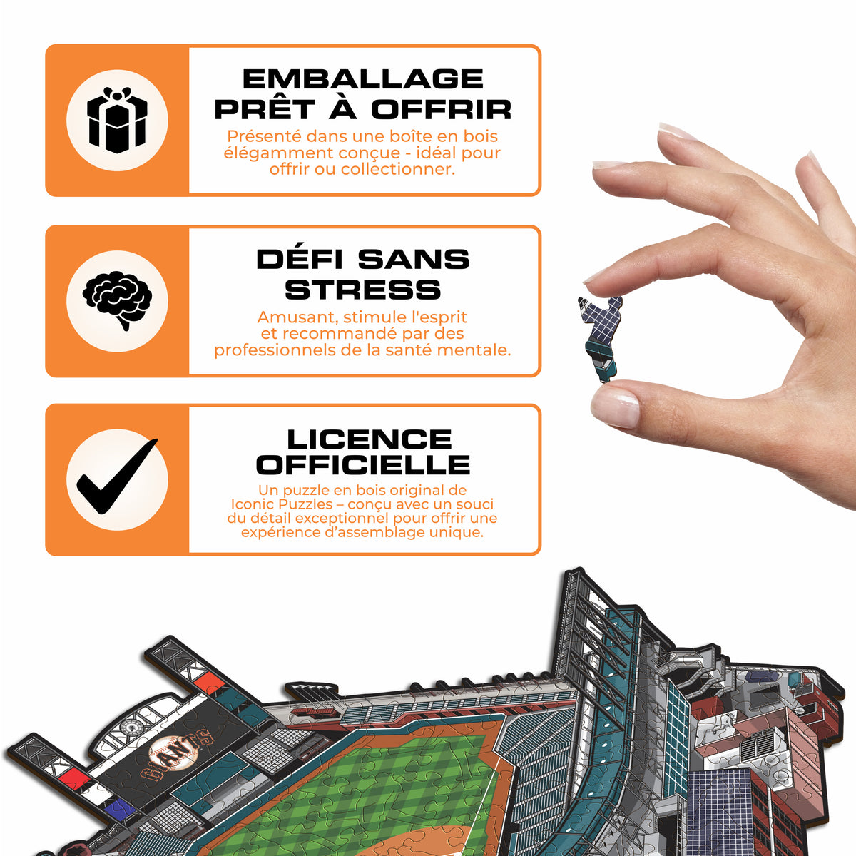 Oracle Park San Francisco Giants™ Puzzle en Bois