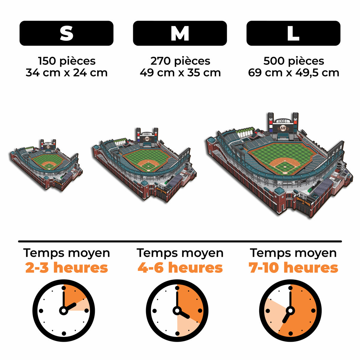 Oracle Park San Francisco Giants™ Puzzle en Bois