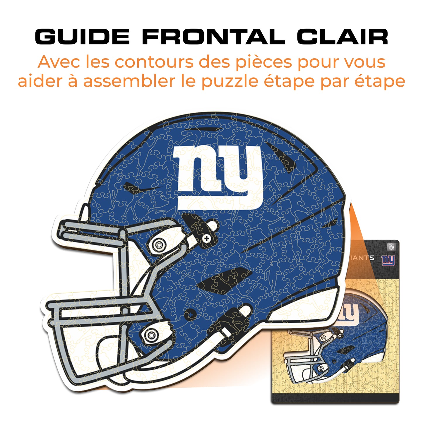 Casque New York Giants™ - Puzzle en Bois