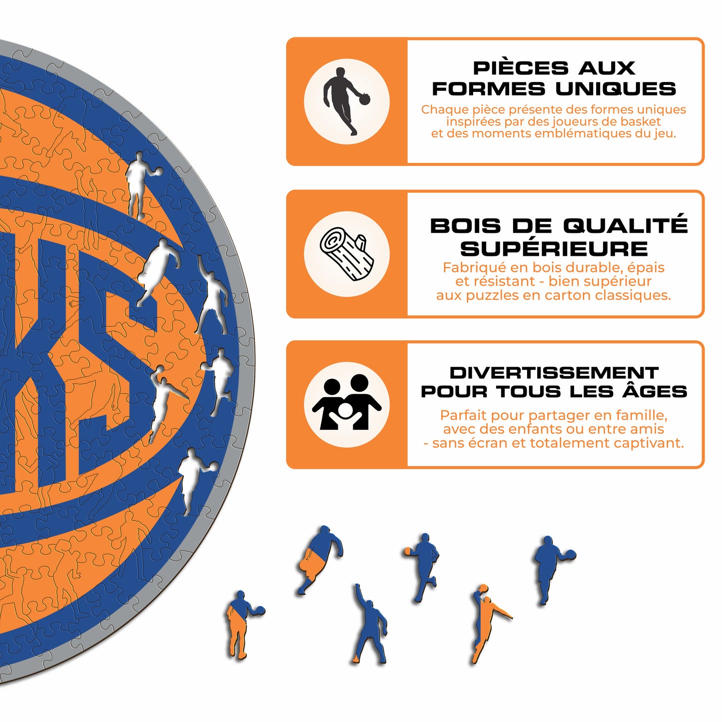 New York Knicks™ - Puzzle en Bois