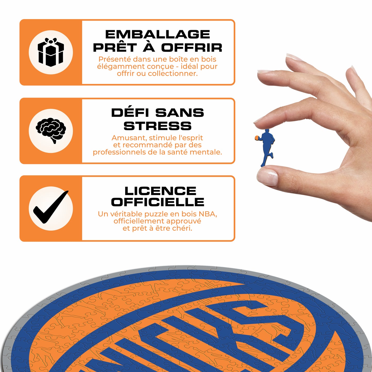 New York Knicks™ - Puzzle en Bois