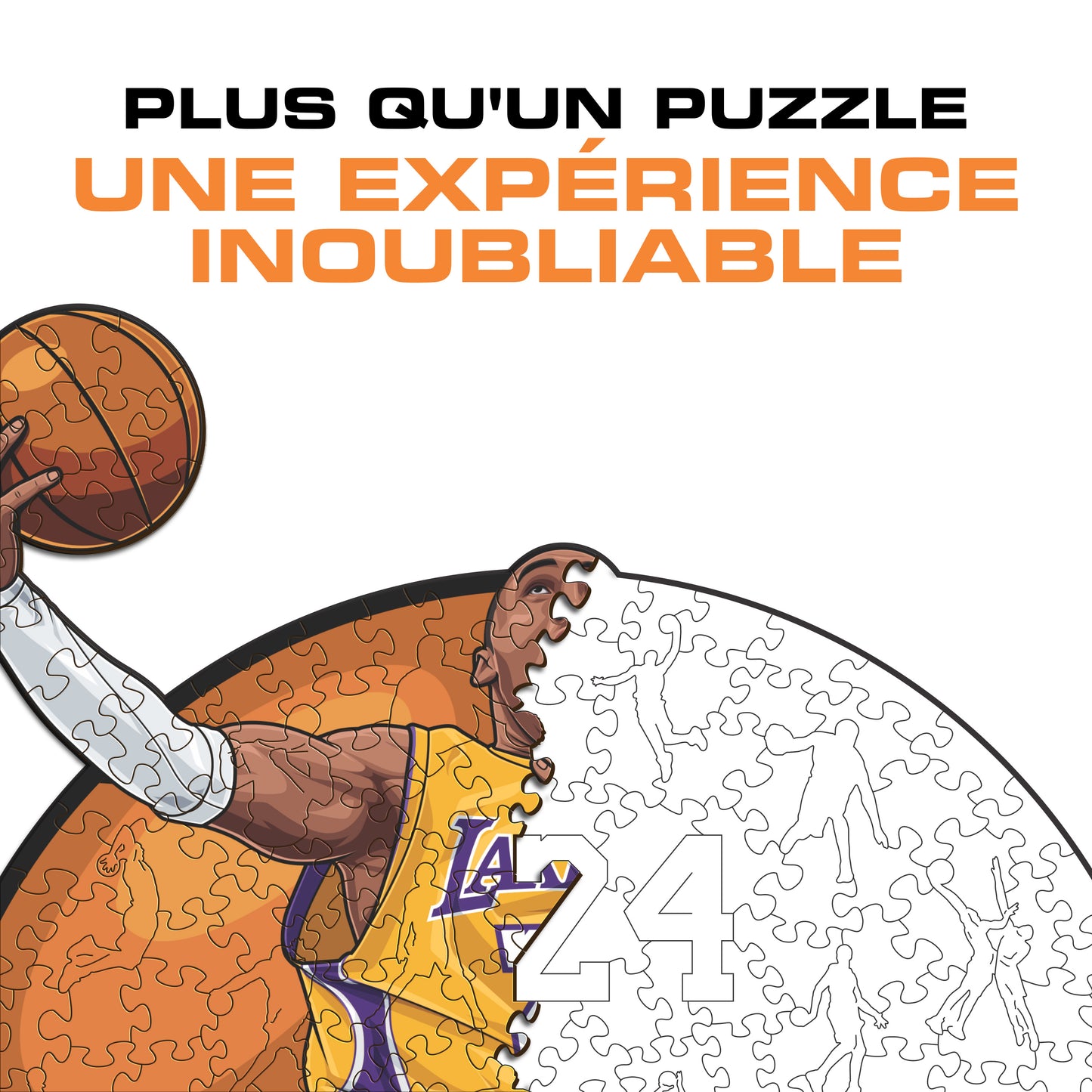 Kobe Bryant - Puzzle en Bois