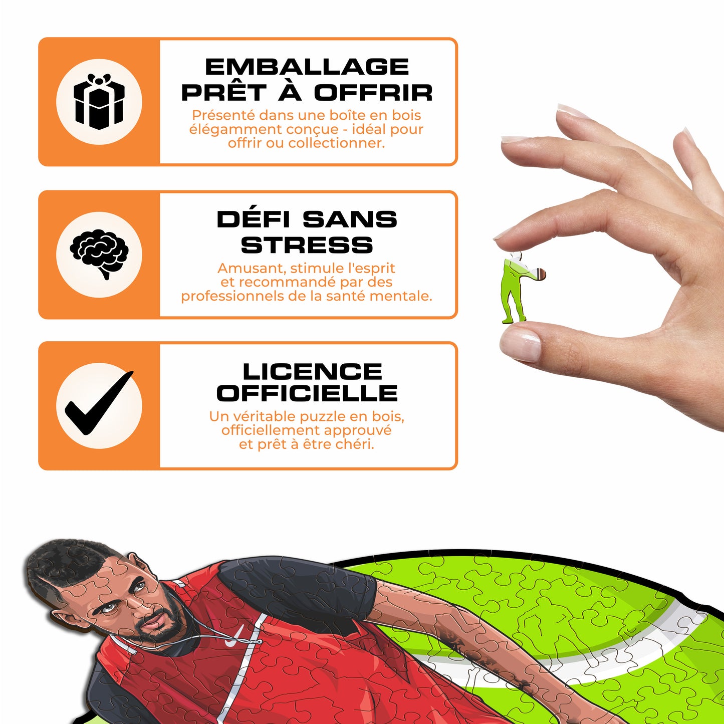 Nick Kyrgios - Wooden Puzzle