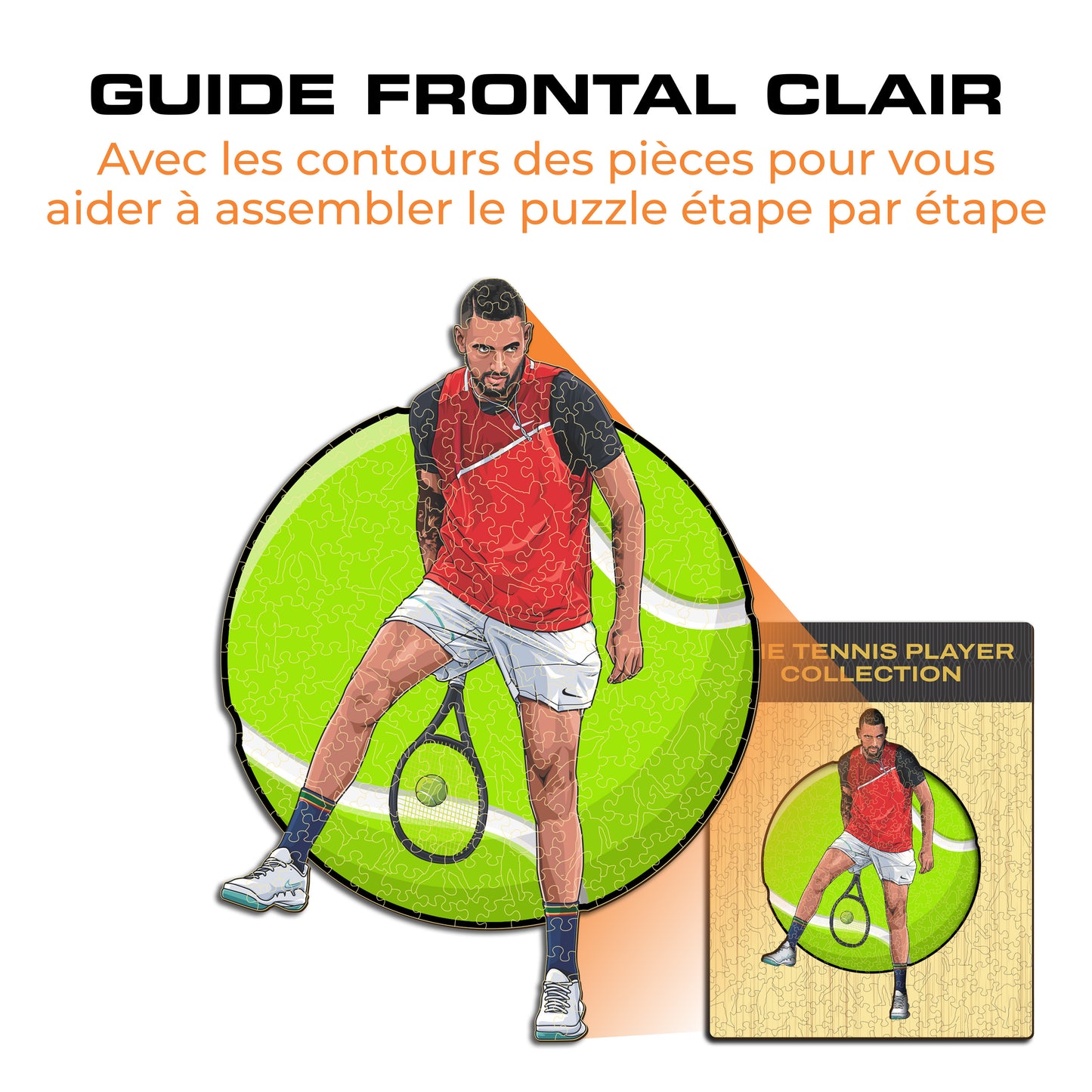Nick Kyrgios - Wooden Puzzle