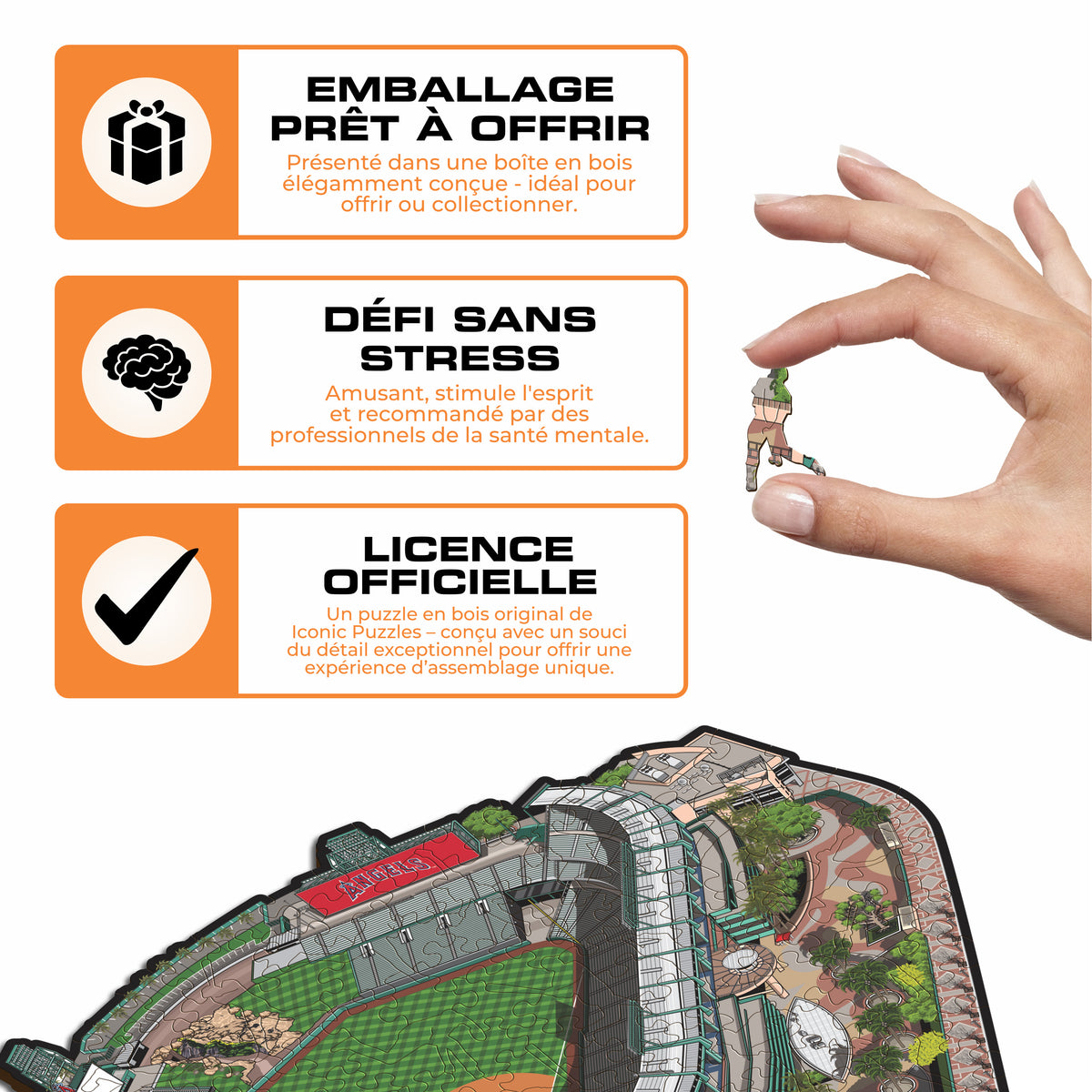 Angel Stadium Los Angeles Angels™ Puzzle en Bois