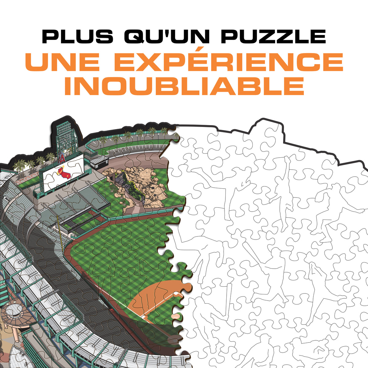 Angel Stadium Los Angeles Angels™ Puzzle en Bois