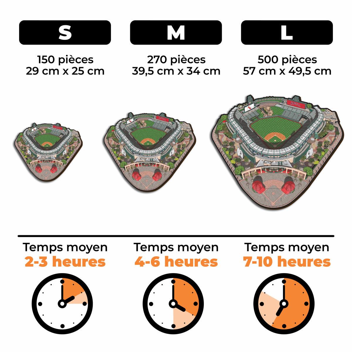 Angel Stadium Los Angeles Angels™ Puzzle en Bois