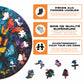 Papillons Magiques - Puzzle en Bois