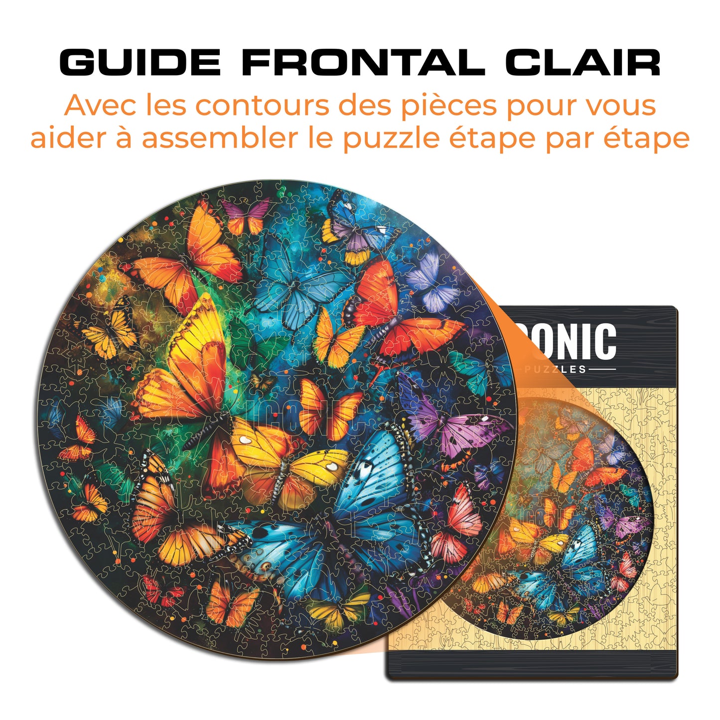 Papillons Magiques - Puzzle en Bois