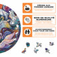 Cygnes Majestueux - Puzzle en Bois