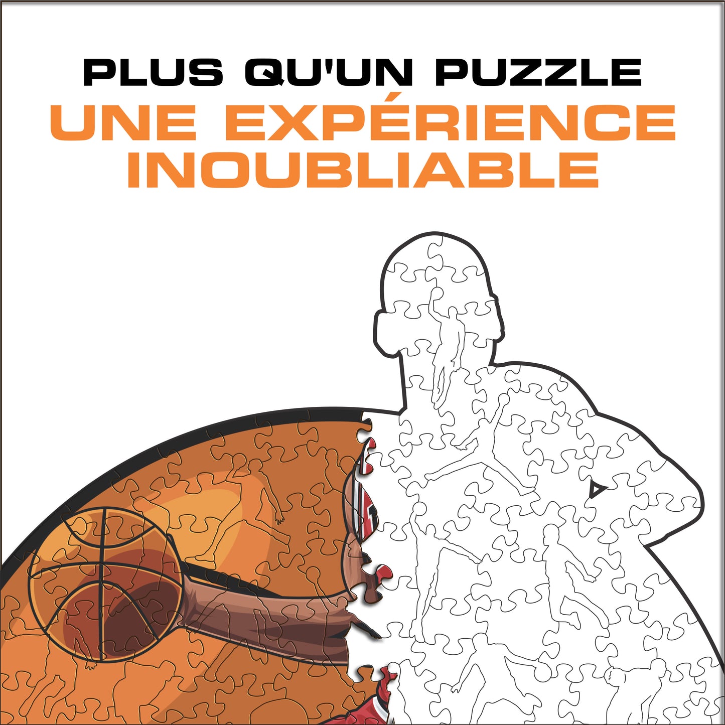 Michael Jordan - Puzzle en Bois