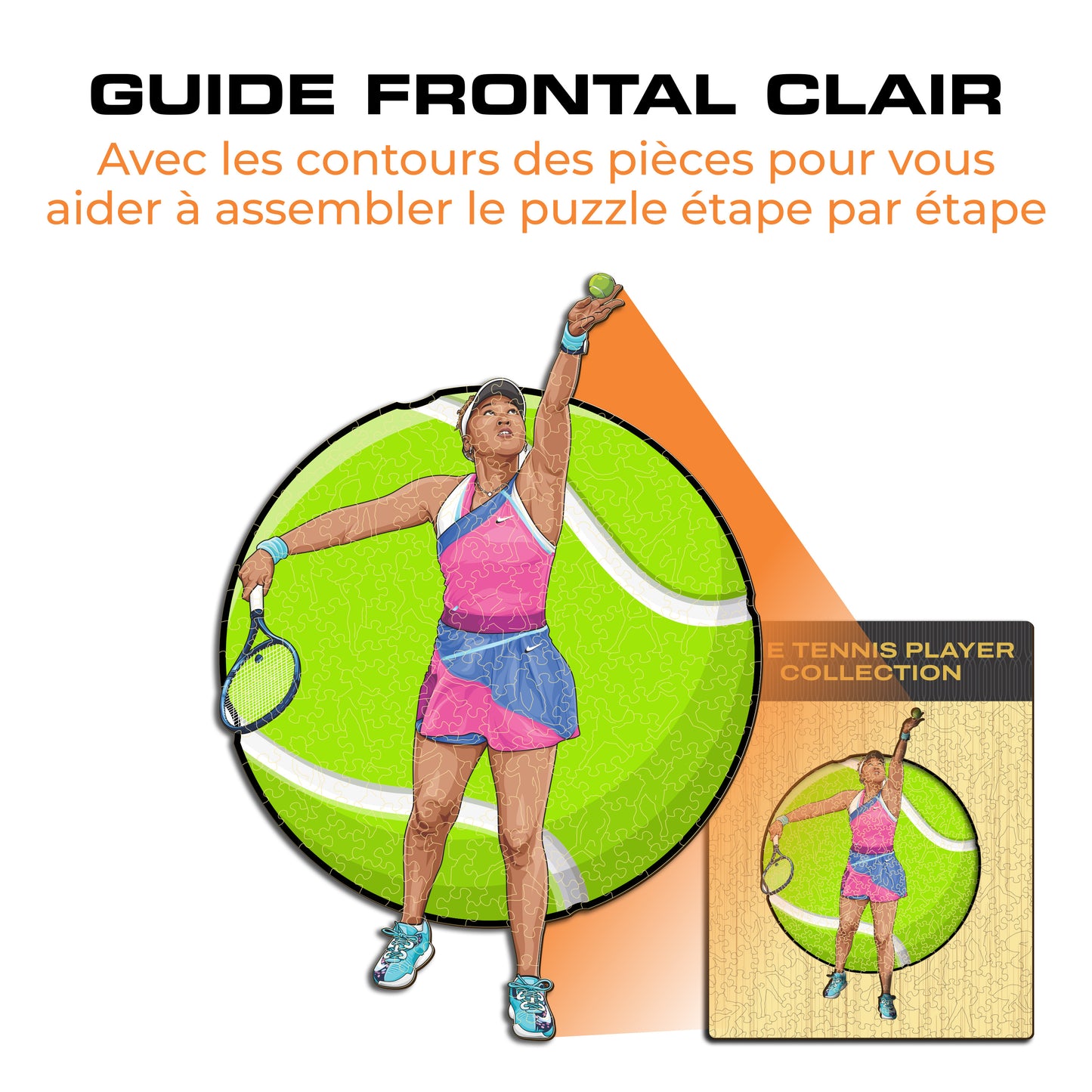 Naomi Osaka - Wooden Puzzle