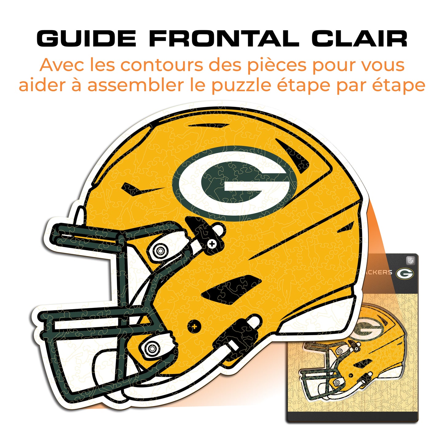 Casque Green Bay Packers™ - Puzzle en Bois