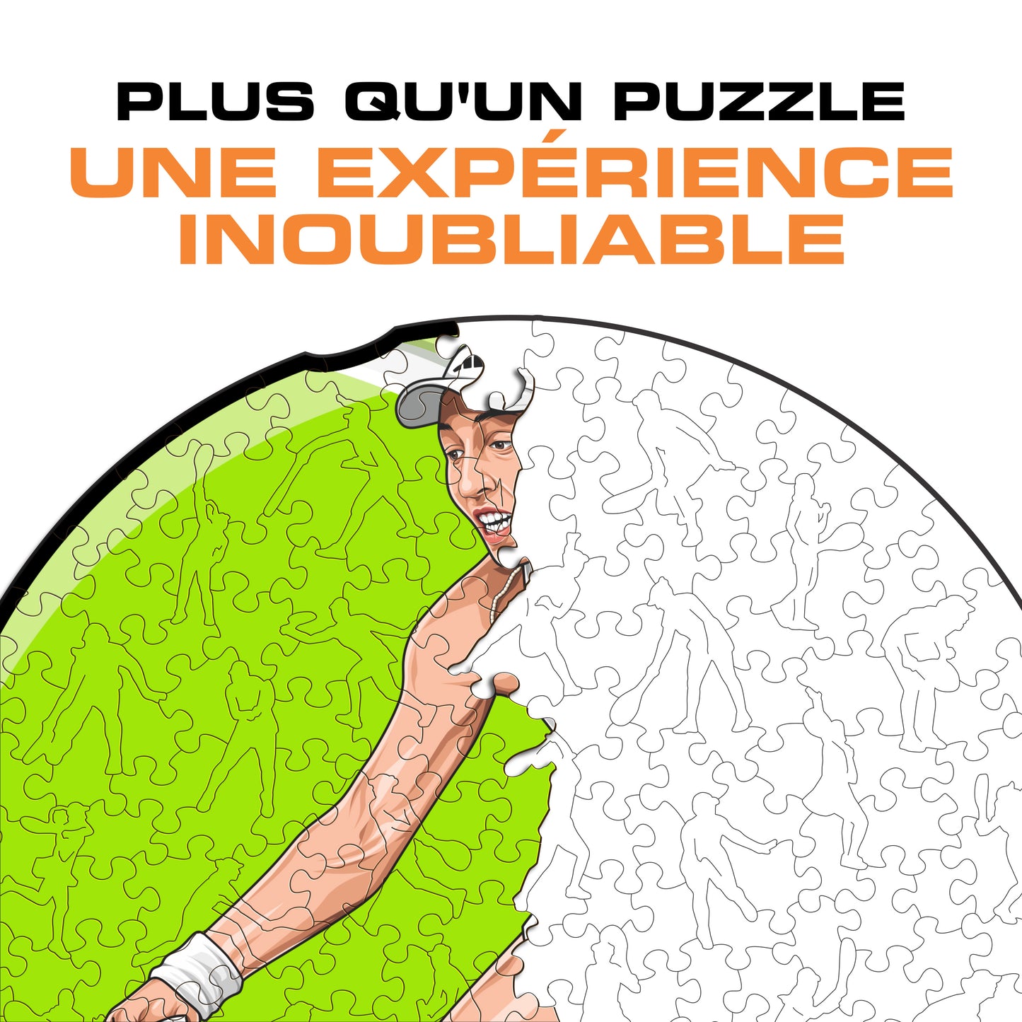 Jessica Pegula - Wooden Puzzle